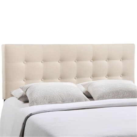 East End Imports Emily Full Fabric Headboard- Ivory MOD-5172-IVO
